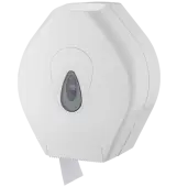 140301&sol;WH Fitzroy of London Plastic Toilet Roll Dispenser with Clear Level Indicator - White