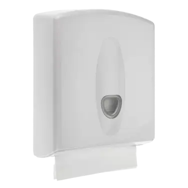 Click Here To Enlarge This Photo Of 141001&sol;WH Fitzroy of London Plastic Paper Towel Dispenser with Clear Level Indicator - White