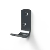 141701&sol;DG Fitzroy of London Single Robe Hook &lpar;Aluminium&rpar; Dark Grey &lpar;RAL 7016&rpar;