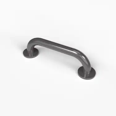 Click Here To Enlarge This Photo Of 210130&sol;GY Fitzroy of London 305mm x 35mm &lpar;dia&rpar; Stainless Steel Grab Rail with Concealed Fixings - Grey &lpar;RAL 7005&rpar;