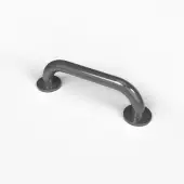 210130&sol;GY Fitzroy of London 305mm x 35mm &lpar;dia&rpar; Stainless Steel Grab Rail with Concealed Fixings - Grey &lpar;RAL 7005&rpar;