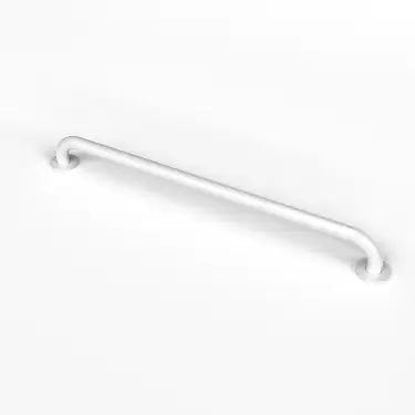 Click Here To Enlarge This Photo Of 210190&sol;WH Fitzroy of London 900mm x 35mm &lpar;dia&rpar; Stainless Steel Grab Rail with Concealed Fixings - White &lpar;RAL 9016&rpar;