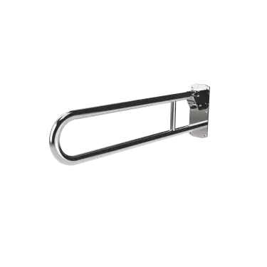 Click Here To Enlarge This Photo Of 211880&sol;SP Fitzroy of London 800mm Lift and Lock Hinged Support Rail &lpar;Stainless Steel&rpar; with Exposed Fixings - Polished