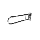 211880&sol;SP Fitzroy of London 800mm Lift and Lock Hinged Support Rail &lpar;Stainless Steel&rpar; with Exposed Fixings - Polished
