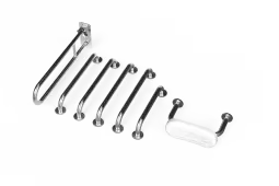 230006&sol;SS Fitzroy of London &lpar;Rail Only&rpar; Doc M Toilet Pack &lpar;Stainless Steel&rpar; with Concealed Fixings & Back Rest Rail - Satin