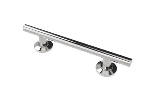Click Here To Enlarge This Photo Of 310048&sol;SP Fitzroy of London 480mm Contemporary Straight Grab Rail &lpar;Stainless Steel&rpar; with Concealed Nylon Flange - Polished