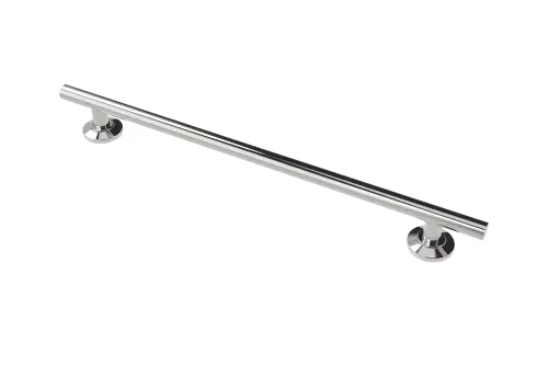 Click Here To Enlarge This Photo Of 310090&sol;SP Fitzroy of London 900mm Contemporary Straight Grab Rail &lpar;Stainless Steel&rpar; with Concealed Nylon Flange - Polished