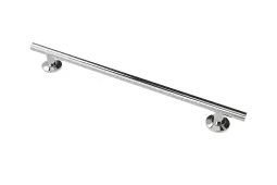 310090&sol;SP Fitzroy of London 900mm Contemporary Straight Grab Rail &lpar;Stainless Steel&rpar; with Concealed Nylon Flange - Polished