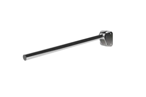 Click Here To Enlarge This Photo Of 310480&sol;SP Fitzroy of London 800mm Contemporary Single Arm Friction Hinged Support Rail &lpar;Stainless Steel&rpar; with Exposed Fixings - Polished