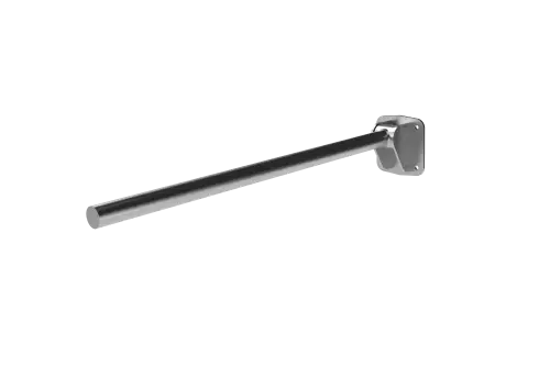 Click Here To Enlarge This Photo Of 310480&sol;SS Fitzroy of London 800mm Contemporary Single Arm Friction Hinged Support Rail &lpar;Stainless Steel&rpar; with Exposed Fixings - Satin
