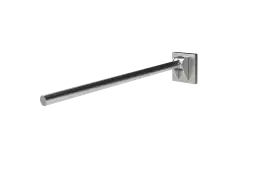 310480C&sol;SS Fitzroy of London 800mm Contemporary Single Arm Friction Hinged Support Rail &lpar;Stainless Steel&rpar; with Concealed Fixings - Satin