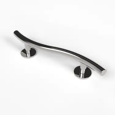 Click Here To Enlarge This Photo Of 311648&sol;SP Fitzroy of London 480mm Luxury Curved Grab Rail &lpar;Stainless Steel&rpar; with Concealed Fixings - Polished