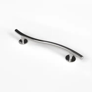 Click Here To Enlarge This Photo Of 311662&sol;SP Fitzroy of London 620mm Luxury Curved Grab Rail &lpar;Stainless Steel&rpar; with Concealed Fixings - Polished