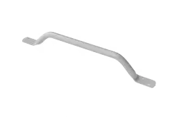 FESB-24&sol;WH Fitzroy of London Flat Ended Grab Rail &lpar;Mild Steel&rpar; Overall Length 610mm - White &lpar;RAL 9016&rpar;
