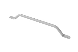 FESB-28&sol;WH Fitzroy of London Flat Ended Grab Rail &lpar;Mild Steel&rpar; Overall Length 710mm - White &lpar;RAL 9016&rpar;