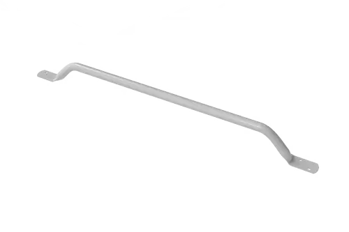 Click Here To Enlarge This Photo Of FESB-36&sol;WH Fitzroy of London Flat Ended Grab Rail &lpar;Mild Steel&rpar; Overall Length 915mm - White &lpar;RAL 9016&rpar;