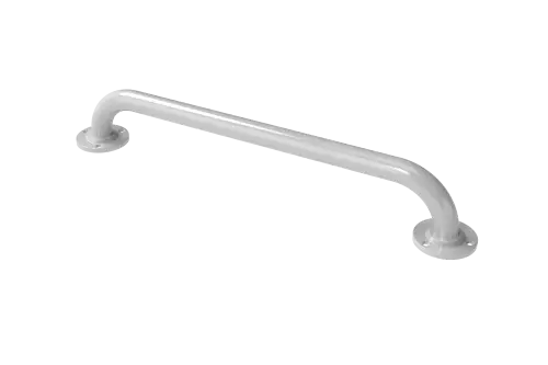 Click Here To Enlarge This Photo Of GR-24&sol;35&sol;WH Fitzroy of London 610mm x 35mm Round Flange Grab Rail &lpar;Mild Steel&rpar; with Exposed Fixings - White &lpar;RAL 9016&rpar;