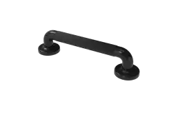 PFGB-12&sol;BL Fitzroy of London 300mm x 36mm &lpar;dia&rpar; Plastic Fluted Grab Rail with Concealed Fixings - Black &lpar;RAL 9011&rpar;