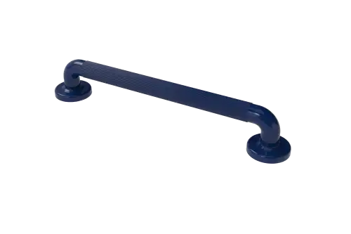 Click Here To Enlarge This Photo Of PFGB-18&sol;EB Fitzroy of London 450mm x 36mm &lpar;dia&rpar; Plastic Fluted Grab Rail with Concealed Fixings - Electric Blue &lpar;RAL 5002&rpar;