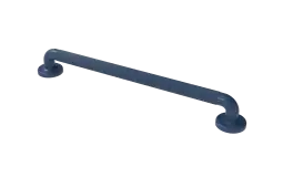 PFGB-24&sol;DB Fitzroy of London 600mm x 36mm &lpar;dia&rpar; Plastic Fluted Grab Rail with Concealed Fixings - Dark Blue &lpar;RAL 5011&rpar;