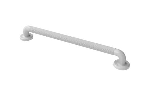 Click Here To Enlarge This Photo Of PFGB-24&sol;WH Fitzroy of London 600mm x 36mm &lpar;dia&rpar; Plastic Fluted Grab Rail with Concealed Fixings - White &lpar;RAL 9016&rpar;