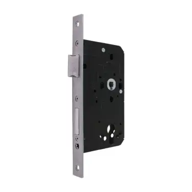 Click Here To Enlarge This Photo Of AR910-S-60-SSS Hoppe Arrone DIN Mortice Sashlock Case Square Forend &lpar;60mm Backset&rpar; - Satin Stainless Steel &lpar;87107853&rpar;