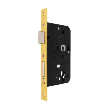 Click Here To Enlarge This Photo Of AR910-S-60-PB Hoppe Arrone DIN Mortice Sashlock Case Square Forend &lpar;60mm Backset&rpar; - Polished Brass &lpar;87107855&rpar;
