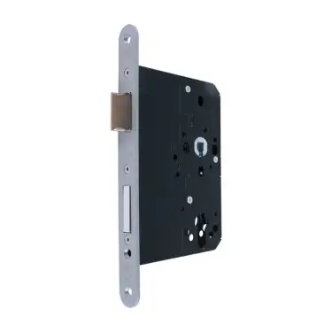 Click Here To Enlarge This Photo Of AR910-R-80-SSS Hoppe Arrone DIN Mortice Sashlock Case Radius Forend &lpar;80mm Backset&rpar; - Satin Stainless Steel &lpar;87117078&rpar;