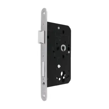 Click Here To Enlarge This Photo Of AR910-R-60-PSS Hoppe Arrone DIN Mortice Sashlock Case Radius Forend &lpar;60mm Backset&rpar; - Polished Stainless Steel &lpar;87107857&rpar;