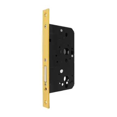 Click Here To Enlarge This Photo Of AR912-S-60-PB Hoppe Arrone DIN Mortice Deadlock Case Square Forend &lpar;60mm Backset&rpar; - Polished Brass &lpar;87107867&rpar;