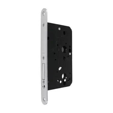 Click Here To Enlarge This Photo Of AR912-R-60-PSS Hoppe Arrone DIN Mortice Deadlock Case Radius Forend &lpar;60mm Backset&rpar; - Polished Stainless Steel &lpar;87107869&rpar;