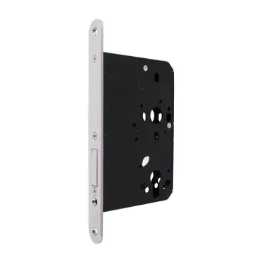 Click Here To Enlarge This Photo Of AR912-R-80-PSS Hoppe Arrone DIN Mortice Deadlock Case Radius Forend &lpar;80mm Backset&rpar; - Polished Stainless Steel &lpar;50001747&rpar;