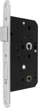 Click Here To Enlarge This Photo Of AR913-R-60-PSS Hoppe Arrone DIN Mortice Bathroom Lock Radius Forend &lpar;60mm Backset&rpar; - Polished Stainless Steel &lpar;87107875&rpar;