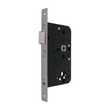 Click Here To Enlarge This Photo Of AR914-S-60-SSS Hoppe Arrone DIN Mortice Nightlatch Case Square Forend &lpar;60mm Backset&rpar; - Satin Stainless Steel &lpar;87107877&rpar;