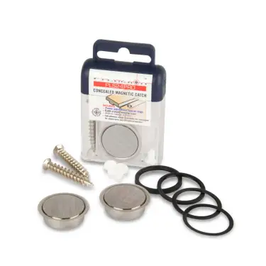 Click Here To Enlarge This Photo Of PLS24PRO Precision Heavy Duty Concealed Magnetic Catch 24mm - Stainless Steel