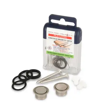 Click Here To Enlarge This Photo Of PLS12PRO Precision Light Duty Concealed Magnetic Catch 12mm - Stainless Steel