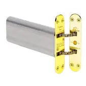 R85-PB PERKO Perkomatic Polished Brass Concealed Chain Door Closer &lpar;75kg&rpar;