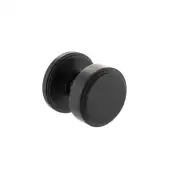 Atlantic - MH350SMKMBSOLID Millhouse Brass 'Boulton' &lpar;Solid Brass&rpar; Stepped Mortice Knob on Concealed Fix Rose - Matt Black