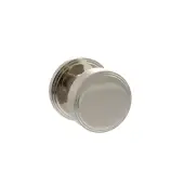 Atlantic - MH350SMKPNSOLID Millhouse Brass 'Boulton' &lpar;Solid Brass&rpar; Stepped Mortice Knob on Concealed Fix Rose - Polished Nickel