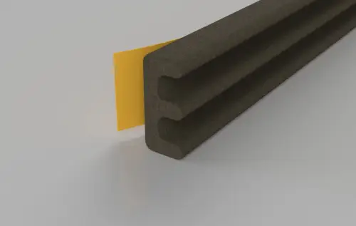 Click Here To Enlarge This Photo Of Stormguard EPDM E Section Weatherstrip 10m Brown &lpar;05SR033010MB&rpar;