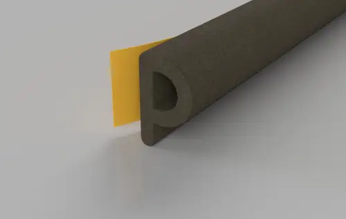 Click Here To Enlarge This Photo Of Stormguard EPDM P Section Weatherstrip 10m Brown &lpar;05SR034010MB&rpar;