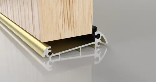 Click Here To Enlarge This Photo Of Stormguard Slimline &lpar;44mm Thick Doors&rpar; Outward Opening Threshold 914mm Gold &lpar;04CP3170914MG&rpar;