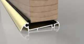 Stormguard Slimline Wide &lpar;54mm Thick Doors&rpar; Inward Opening Threshold 914mm Gold &lpar;04SR2180914MG&rpar;