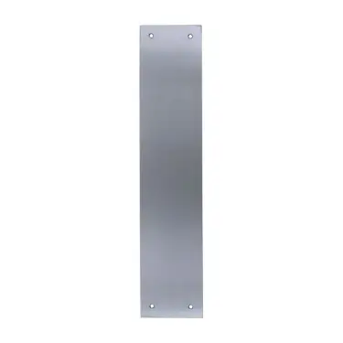 Click Here To Enlarge This Photo Of JWL&sol;FP&sol;35075 - 350mm x 75mm x 1&period;2mm Grade 430 Satin Stainless Steel Finger Plate c&sol;w Screws