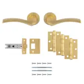 UDP008SB&sol;INTB - Carlisle Brass 'Sines' Ultimate Door Pack - Satin Brass