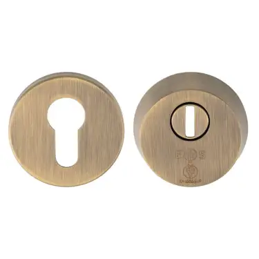 Click Here To Enlarge This Photo Of AEB1750AB - Carlisle Brass Eurospec Set of 2&ast; British Standard Security Escutcheons to suit Euro Profile Cylinders Antique Brass