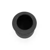 AW992DBZPVD - Alexander & Wilks Sliding Door Finger Edge Pull &lpar;Round&rpar;  - Dark Bronze