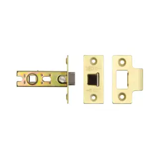 JL120SB Frelan Hardware Jedo Kontrax Tubular Mortice Latch 65mm Satin Brass