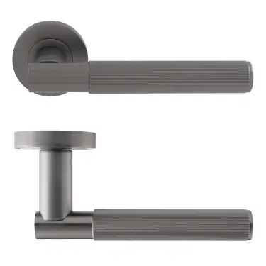 Click Here To Enlarge This Photo Of Eclipse 63246 Dark Bronze Linear Lever on Round Rose Set &lpar;Insignia Range&rpar;