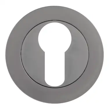 Click Here To Enlarge This Photo Of Eclipse 62963 Dark Bronze Euro Profile Escutcheon on Round Rose &lpar;Freestyle Range&rpar;